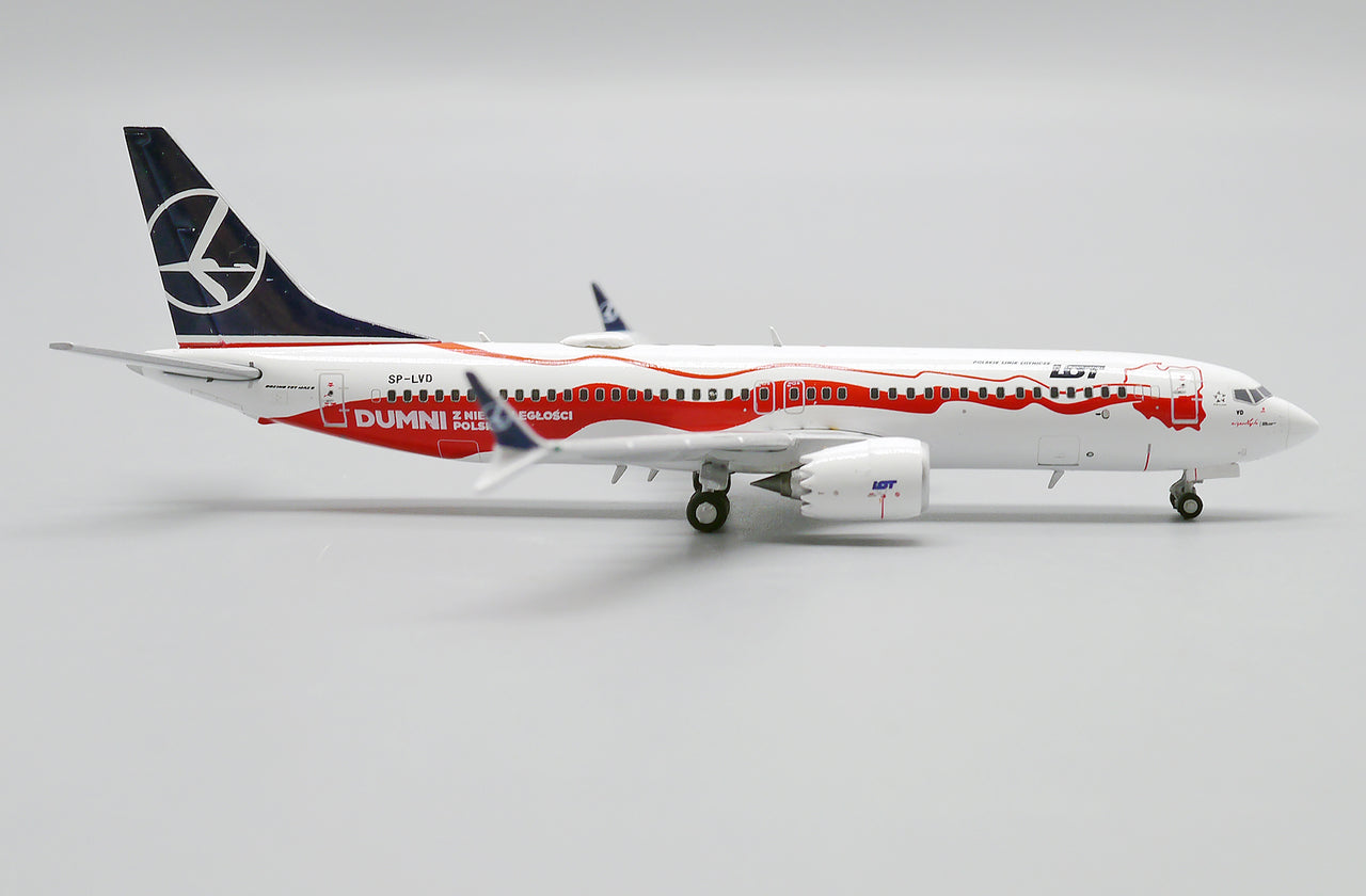 LOT Airlines "StarAlliance" Boeing 737 B737-8MAX LH4200 Airplane Model (1/400 Scale)
