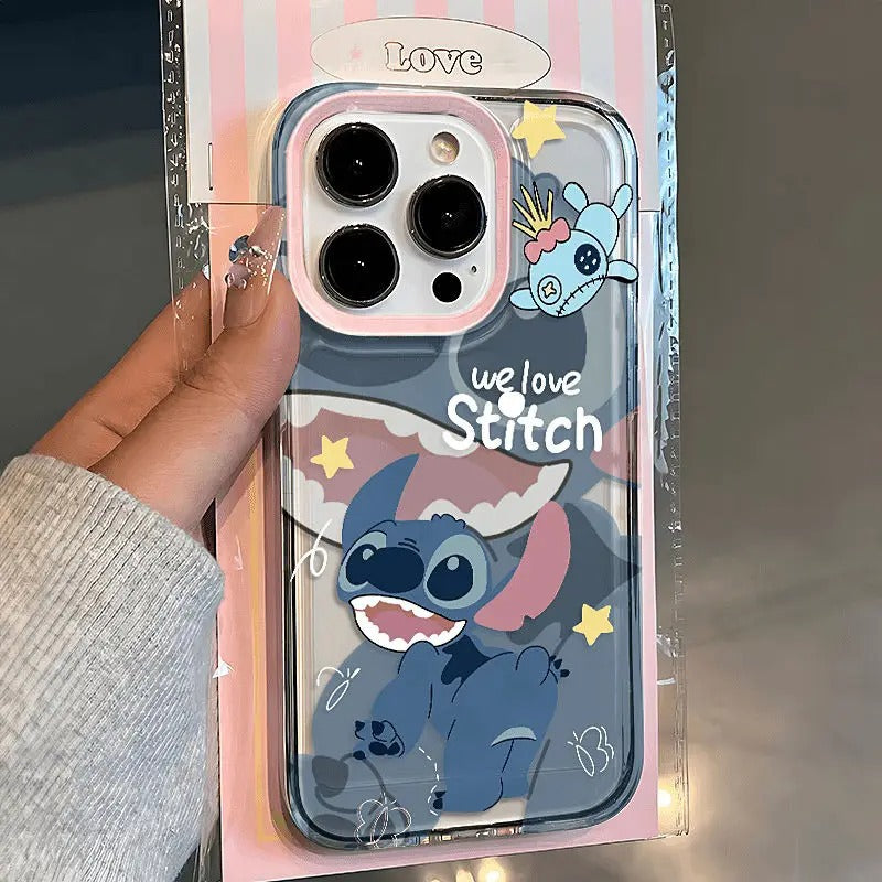 Stitch & Angel Protective iPhone Case