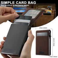 Thumbnail for Magnetic Leather Case with Card Slot for Samsung S25/S24/S23/S22 Ultra