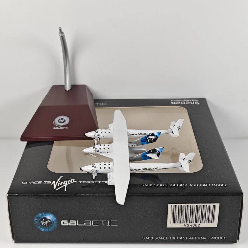 Galactic N348MS New paint Virgin Space Ship Craft Aircraft Airplane Model (1:400 Scale)