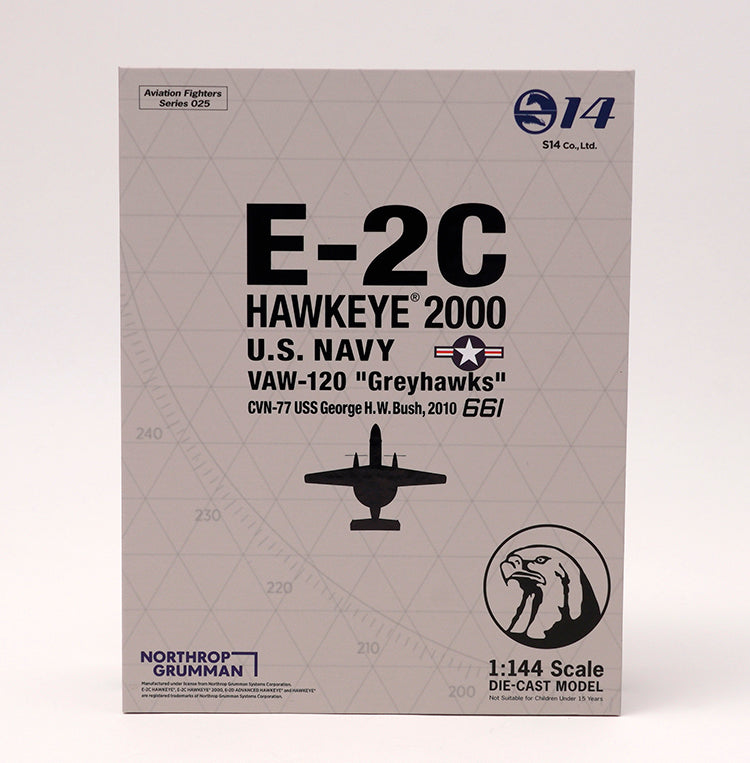 S14 E-2C E2 Hawkeye Early Warning VAW-120 Plane Aircraft  Airplane Model (1/144 Scale)