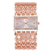 Thumbnail for Luxury Fashion Women Watches Shining Dial Design Qualities Ladies Quartz Wristwatches Diamond Square Female Alloy bracelet Clock