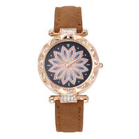 Thumbnail for Casual Fashion Quartz Women Watch Flower Shape Stainless Steel Alloy  Case Ladies Handwatch