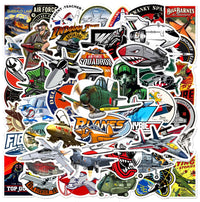 Thumbnail for 50 Pieces Fighter Military Suit A Stickers (Mixed)