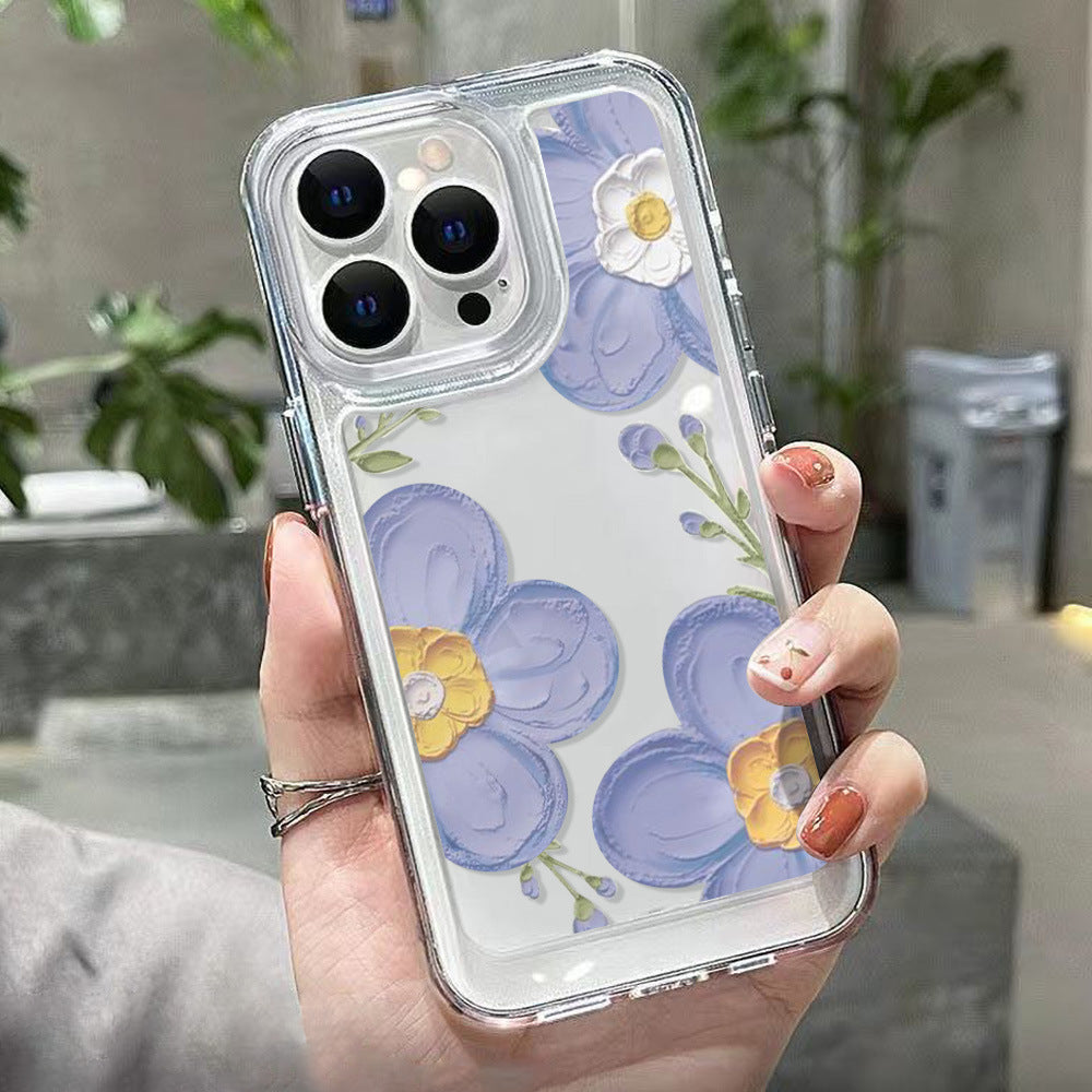 Simple Flowers Protective iPhone Case