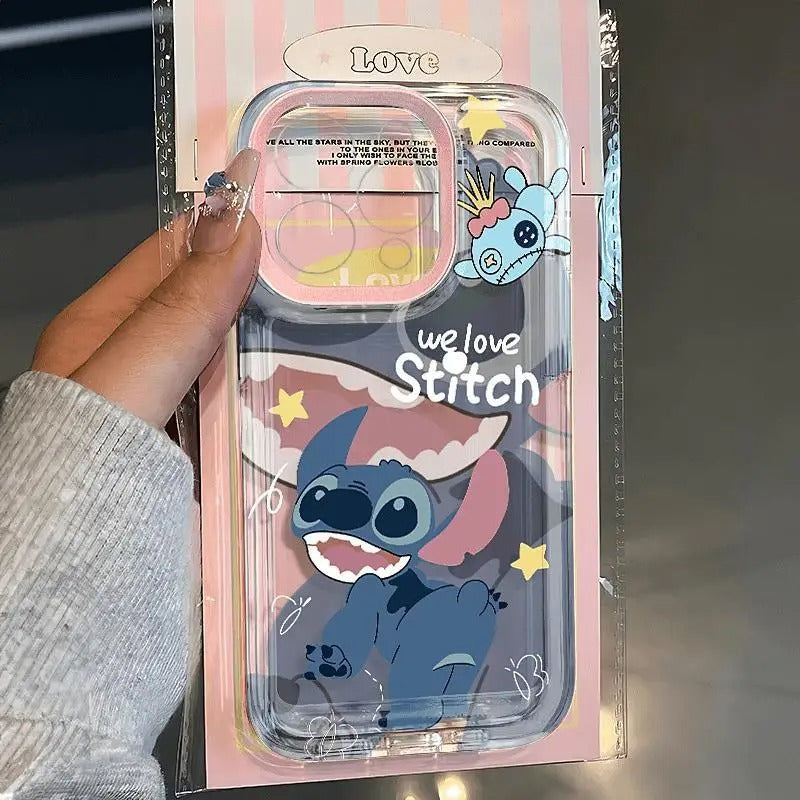 Stitch & Angel Protective iPhone Case