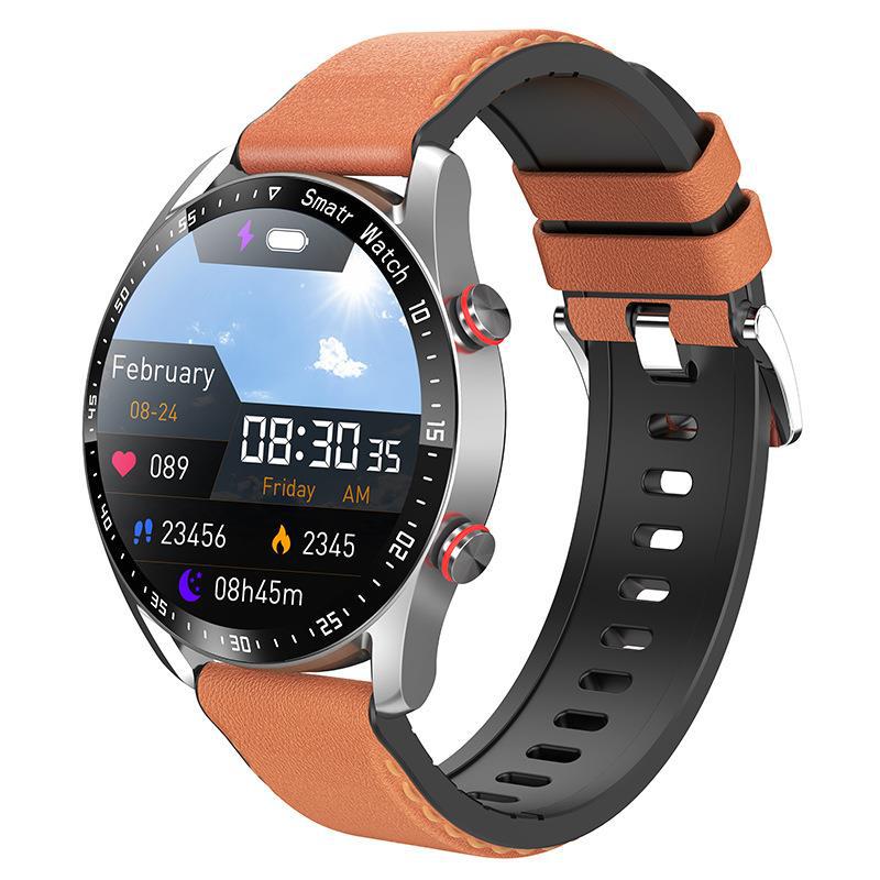 HW20 Smart Watch with ECG + PPG: 1.46" Large Screen Business Stainless Steel Strap & Call Function