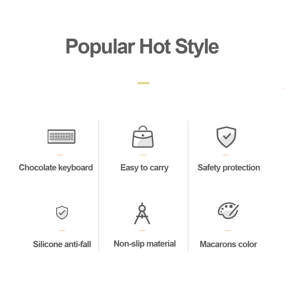 Case For iPad with Pencil Holder Keyboard Upgraded to Touch-Control Version