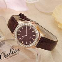 Thumbnail for Leather Strap Watch Luxury Clocks