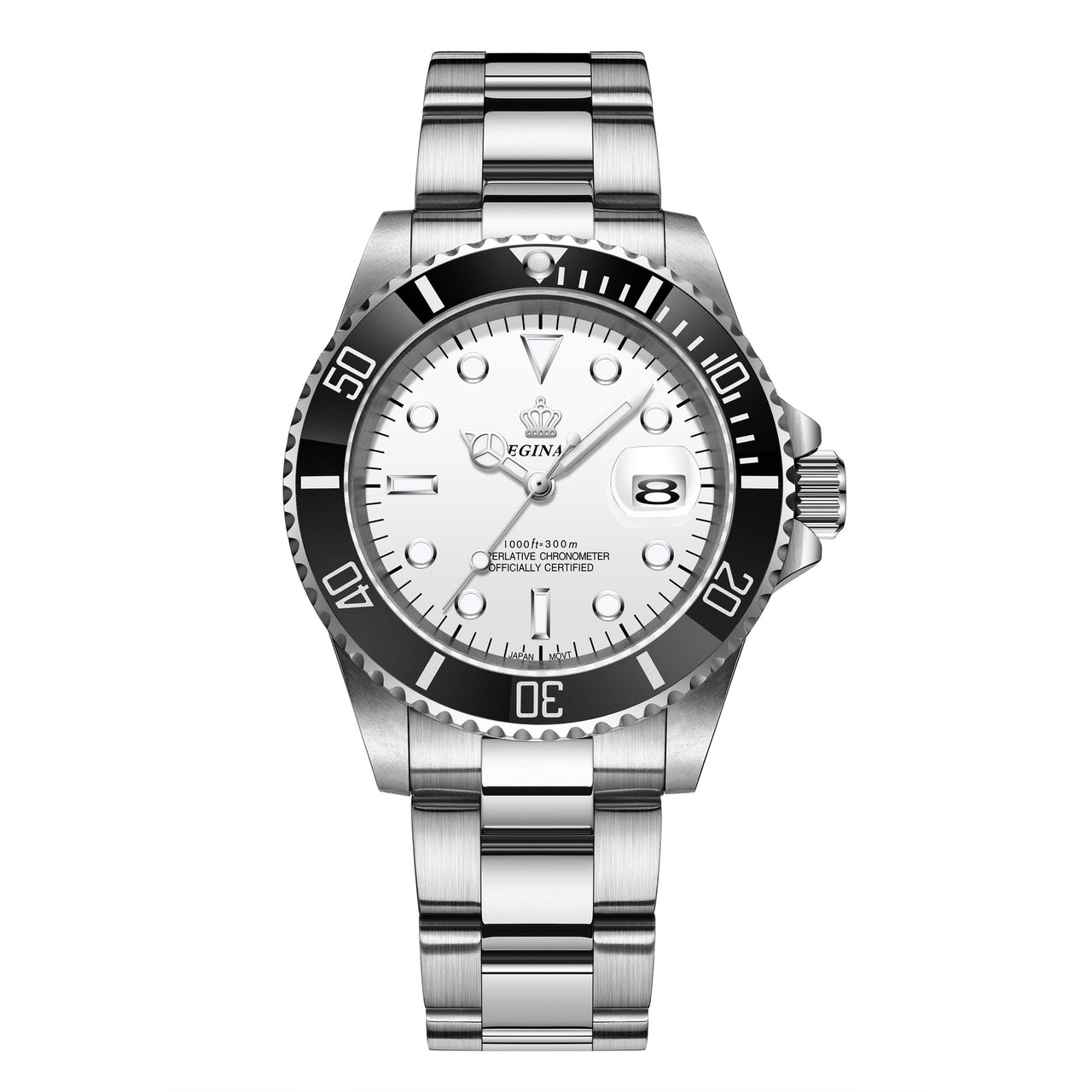 Fashion Multifunctional Quartz Watch for Men Stainless steel Luminous Luxury Stainless