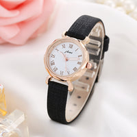 Thumbnail for Roman Scale Quartz Watch Simple Casual Women's Style Easy to Match Diamond Pattern College Wind Small Dial Fashionable Belt