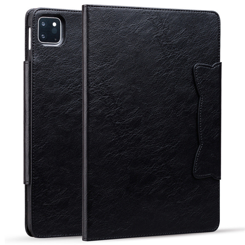 Folio Cover for iPad  with PU Leather & Soft TPU Back (Business Style)