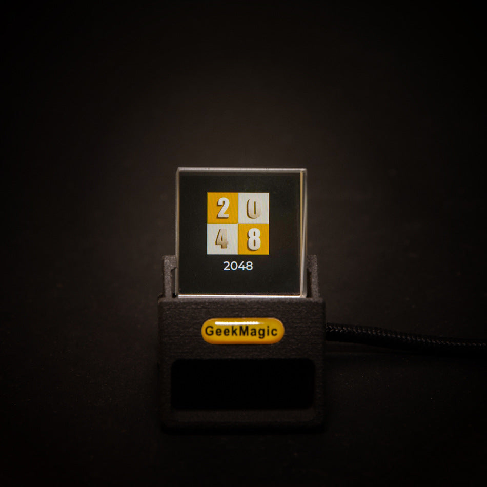 Crystal Mini Monitor for Bitcoin & Weather Tracking