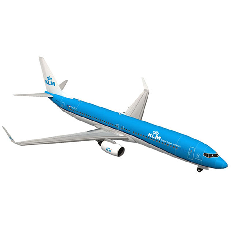 KLM Royal Dutch Airlines Boeing 737-900 Papercraft 3D Paper Model Stereo Handmade Drawings