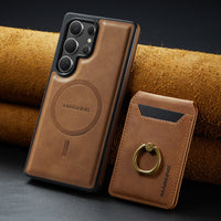 Thumbnail for 2 in 1 Detachable Magnetic Leather Case for Samsung S25Ultra with Card Holder