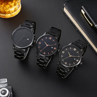 Thumbnail for Business Watches Roma Dial Date Calendar Casual Male's Steel Band Quartz Watch
