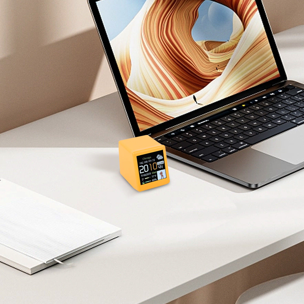 Small Portable Smart WiFi Weather Station Digital Alarm Clock