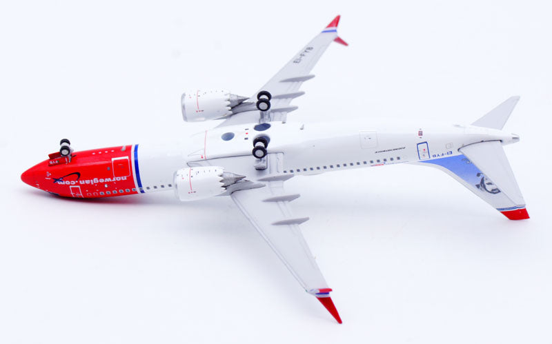 Norwegian Air Shuttle EI-FYB Airline Boeing737 B737-MAX8 Airplane Model (1/400 Scale)