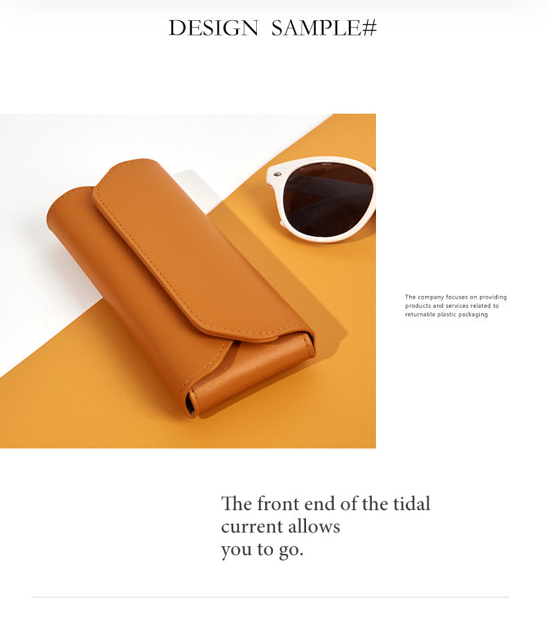 Your Custom Design & Image & Logo & Text Design Solid Color (1) Anti Pressure And Anti-wear Glasses Case