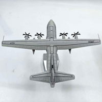 Thumbnail for US Air Force C-130J Super Hercules Transport Aircraft Airplane Model Scale 1:200