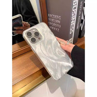 Thumbnail for Gradient Laser Feather Yarn Protective iPhone Case