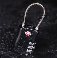 Thumbnail for TSA Customs Code Lock for Travel Luggage Password Changeable Lock Contrast Color Design Padlock