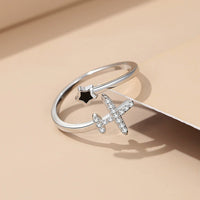 Thumbnail for New Fashion & 925 Silver Stylish Airplane Ring