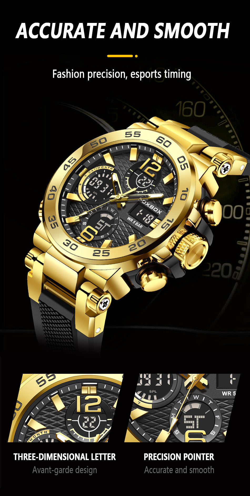 Business Men Fashion Diver Top Brand Luxury Sport Waterproof Military Watch