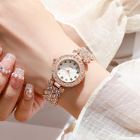 Thumbnail for Luxury Fashion Women Watch Set Silver Strap Ladies Quartz Wristwatch Alloy Bracelet