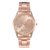 Thumbnail for Fashion Simple Ladies Quartz Watch Butterfly Dial Steel Belt Women's Watch Elegant Minimalist Timepie