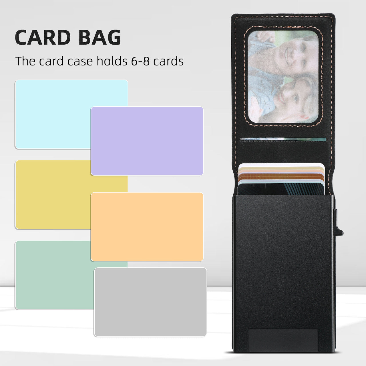 Magnetic Leather Case with Card Slot for Samsung S25/S24/S23/S22 Ultra