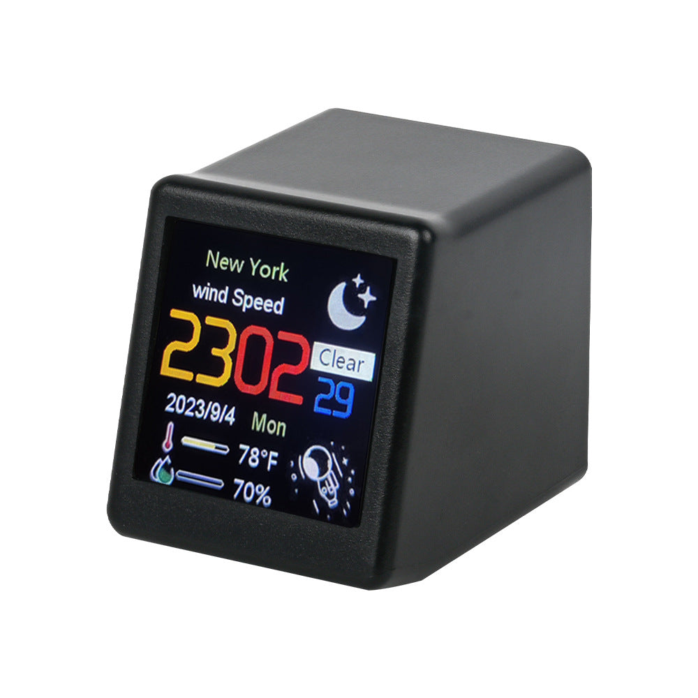Small Portable Smart WiFi Weather Station Digital Alarm Clock