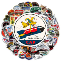 Thumbnail for 50 Pieces Fighter Military Suit A Stickers (Mixed)