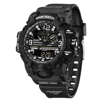 Thumbnail for Waterproof Shock Sports Military Quartz Watch For Male Digital Wristwatch