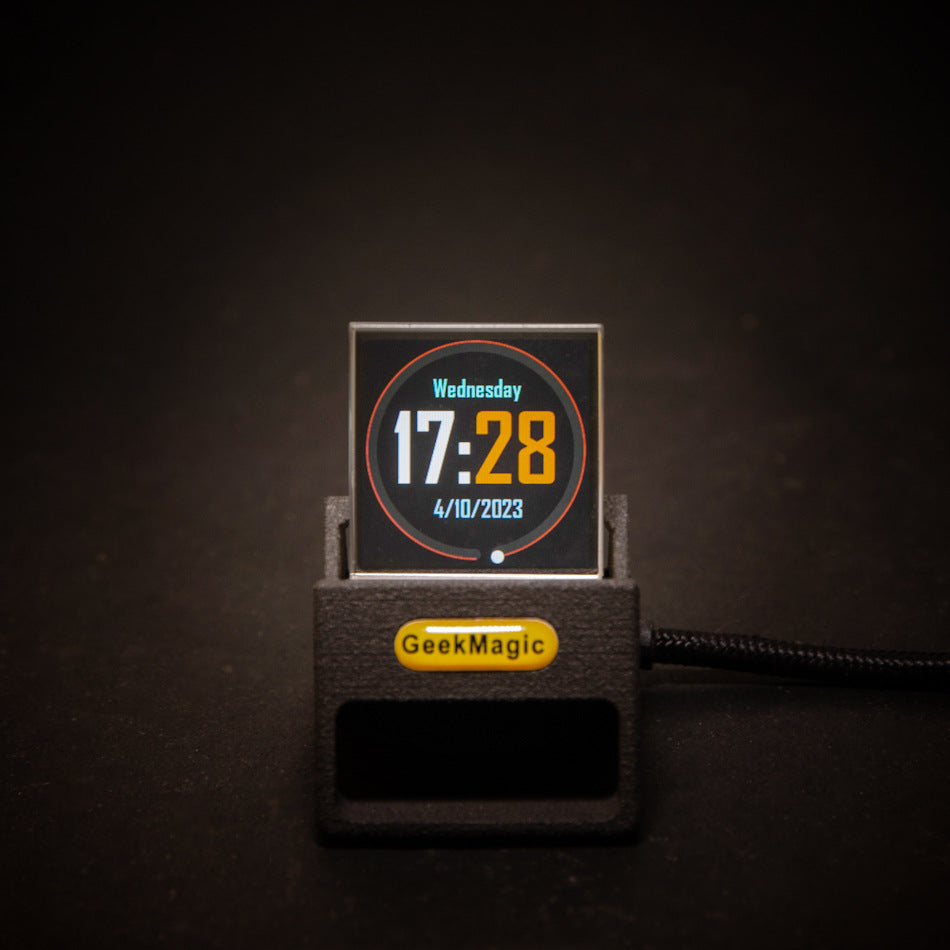 Crystal Mini Monitor for Bitcoin & Weather Tracking