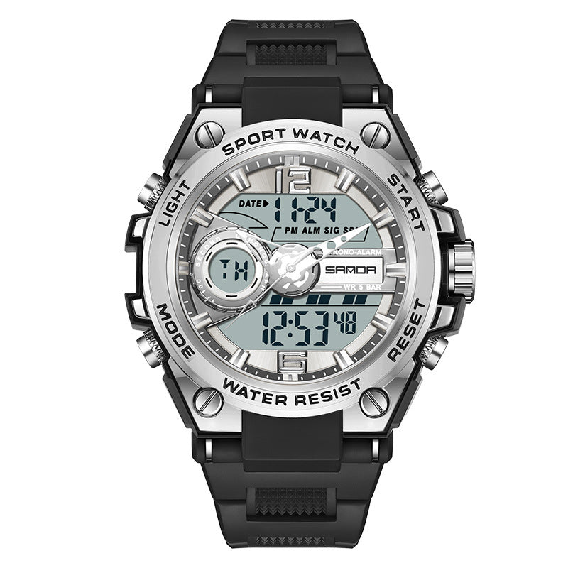 Waterproof Military Watch LED Quartz Clock Sport Male Big Watches