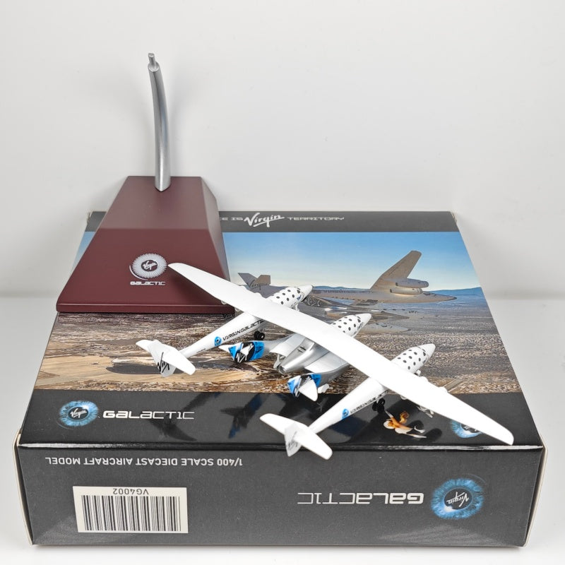 Galactic N348MS New paint Virgin Space Ship Craft Aircraft Airplane Model (1:400 Scale)
