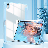 Thumbnail for Multifunctional Protective Case for iPad (Acrylic TPU, 3-fold)