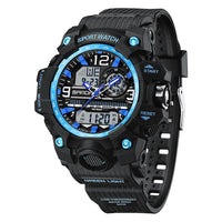 Thumbnail for Waterproof Shock Sports Military Quartz Watch For Male Digital Wristwatch