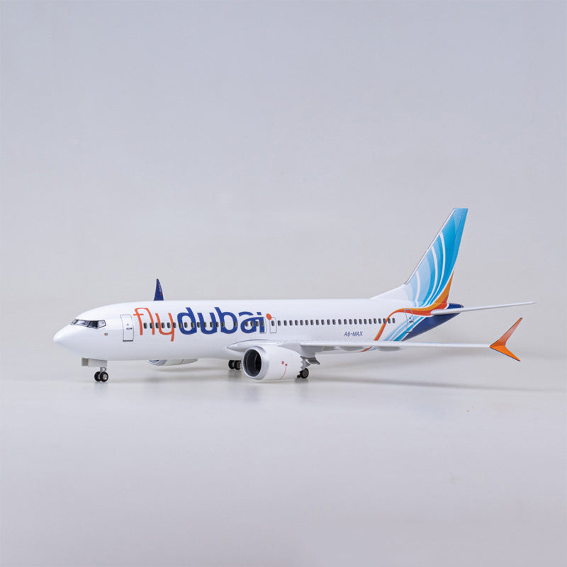 Fly Dubai Airline Boeing 737 MAX (Special Edition 47CM) Airplane Model