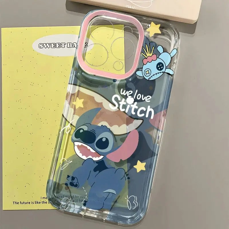 Stitch & Angel Protective iPhone Case