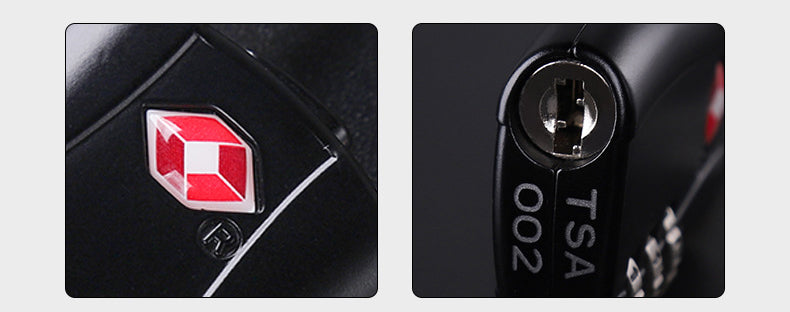TSA Customs Code Lock for Travel Luggage Password Changeable Lock Contrast Color Design Padlock