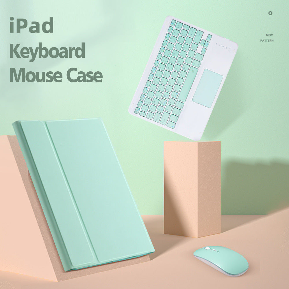 Case For iPad with Pencil Holder Keyboard Upgraded to Touch-Control Version