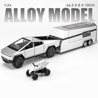 Thumbnail for 1:32 Telescopic Trailer Camper Alloy Model
