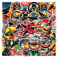 Thumbnail for 50 Pieces Fighter Military Suit B Stickers (Mixed)