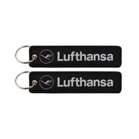 Thumbnail for Lufthansa Airlines Black Designed Key Chains