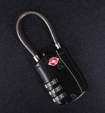 TSA Customs Code Lock for Travel Luggage Password Changeable Lock Contrast Color Design Padlock