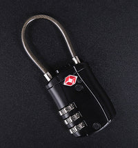 Thumbnail for TSA Customs Code Lock for Travel Luggage Password Changeable Lock Contrast Color Design Padlock