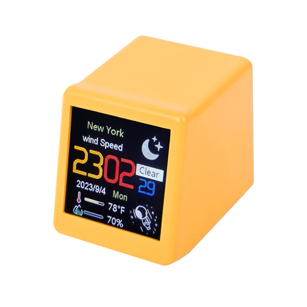 Small Portable Smart WiFi Weather Station Digital Alarm Clock