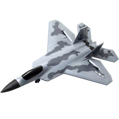 Side view of Mini Fx-622 Fighter F22 Remote Foam Electric Model Airplane aviation RC model in durable ABS plastic with electr.